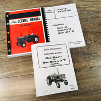 Allis Chalmers 190 190Xt Tractor Service Parts Operators Manual Set Prior 23001