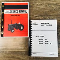 ALLIS CHALMERS 190 190XT all Series TRACTOR SERVICE REPAIR PARTS MANUAL SET SHOP