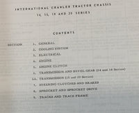 INTERNATIONAL TD14 TD14A 141 142 CRAWLER DOZER TRACTOR SERVICE REPAIR MANUAL