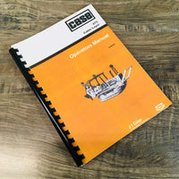 CASE 475 CABLE LAYER PLOW OPERATORS MANUAL CRAWLER OWNERS BOOK MAINTENANCE