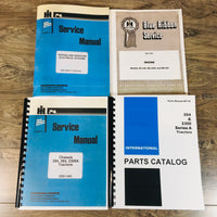 INTERNATIONAL 354 TRACTOR SERVICE REPAIR SHOP MANUAL PARTS CATALOG SET