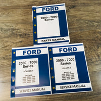 LOT NEW FORD 3000 4000 SERIES TRACTOR SERVICE REPAIR SHOP PARTS MANUALS CATALOG