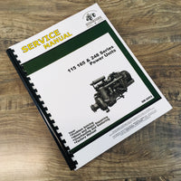 SERVICE MANUAL FOR JOHN DEERE 115 165 248 SERIES POWER UNITS REPAIR TECHNICAL