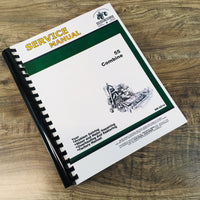 Service Manual For John Deere 55 55R Combine Repair Technical Shop Book Overhaul