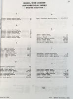 J I CASE W8B LOADER PARTS MANUAL CATALOG ASSEMBLY EXPLODED VIEW