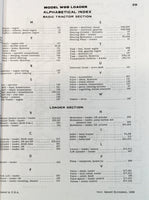 J I CASE W8B LOADER PARTS MANUAL CATALOG ASSEMBLY EXPLODED VIEW