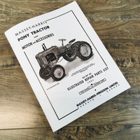 MASSEY HARRIS PONY TRACTOR PARTS CATALOG REPAIR LIST MANUAL MOTOR ACCESSORIES