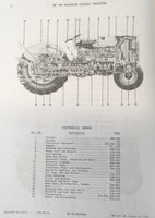 SET MASSEY FERGUSON 65 TRACTOR SERVICE REPAIR MANUAL PARTS CATALOG SHOP BOOK