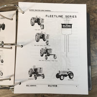 OLIVER 66 77 88 550 660 770 880 TRACTOR SERVICE REPAIR MANUAL SHOP BOOK OVERHAUL