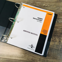 CASE 1845C UNI-LOADER SKID STEER SERVICE PARTS OPERATORS MANUAL