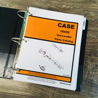 CASE 1845C UNI-LOADER SKID STEER SERVICE PARTS OPERATORS MANUAL