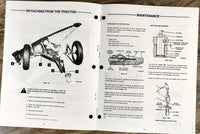 Ford 505 Pull-Type Mower Owners Operators Manual Maintenance Book