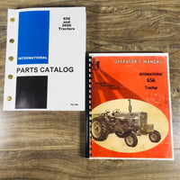 SET INTERNATIONAL FARMALL 656 TRACTOR OWNER OPERATOR PARTS MANUALS CATALOG BOOK