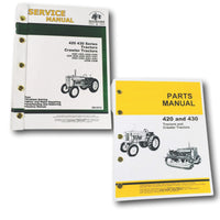 SERVICE MANUAL SET FOR JOHN DEERE 420 TRACTOR PARTS CATALOG REPAIR SHOP BOOK