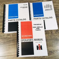 Farmall International 5088 5288 5488 Tractor Parts Operators Manual Set Owners