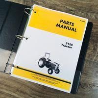 Service Parts Manual Set For John Deere 2120 Tractor Catalog Repair Shop Book JD