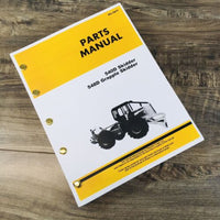 Parts Manual For John Deere 540D Skidder 548D Grapple Skidder Catalog Assembly