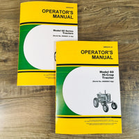 Operators Manual For John Deere 60 Hi-Crop Tractor Owners Book SN 6000001-Up