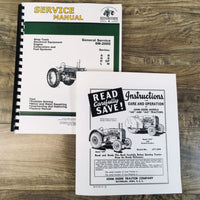 Service Manual Set For John Deere AR AO Unstyled Tractors Operation SN -271999