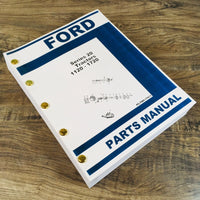 Ford 20 Series 1120 1220 1320 1520 1720 Tractor Parts Manual Catalog Assembly