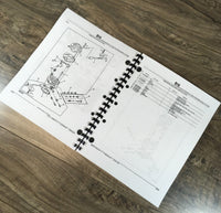 Parts Manual For John Deere 317 Hydrostatic Tractor Assembly Schematic Views