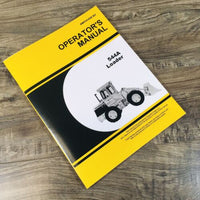 Operators Manual For John Deere 544A Wheel Loader Book Maintenance Printed Book