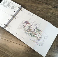 Service Manual Set For John Deere 8850 Tractor Repair Shop Workshop SN 0-6500