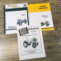 Service Parts Operators Manual Set For John Deere Model LI Tractor Owners Repair