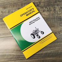 Operators Manual For John Deere 2010 Gasoline Hi-Crop Tractor Owners Maintenance