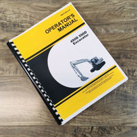 Operators Manual For John Deere 490D 590D Excavator Owners Book Maintenance JD