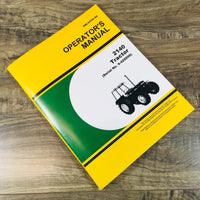 Operators Manual For John Deere 2140 Tractor Owners Book Maintenance SN 0-429999