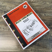 Allis Chalmers N7 Combine Parts Manual Catalog Book Assembly Schematics Views