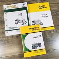 Service Parts Operators Manual Set For John Deere Model R Tractor Owners Repair