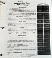 Parts Manual For John Deere Agricultural Master Parts Reference Index