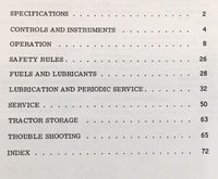 Operators Manual For John Deere 8020 Diesel Tractor Owners Book Maintenance