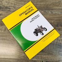 Operators Manual For John Deere 1010 Diesel Utility Tractor Owners Maintenance