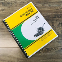 Operators Manual For John Deere 4400 Combine Owners Maintenance 350001-Up