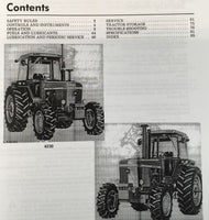 Operators Manual For John Deere 4230 & 4430 Tractor Owners Maintenance Printed