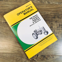 Operators Manual For John Deere 520 Series Tractor Gas & All Fuel SN 5208100-UP