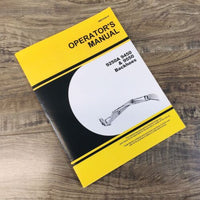 Operators Manual For John Deere 9250A 9450 9550 Backhoe Owners Book Maintenance