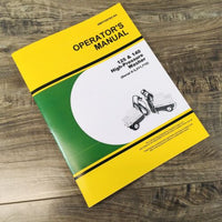 Operators Manual For John Deere 125 140 High Pressure Washer Owners 0-3311712 JD