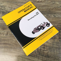 Operators Manual For John Deere 400 Elevating Scraper Owners Book Maintenance