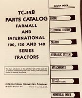 Farmall International 140 Tractor Service Parts Operators Manual Set 62471-Below