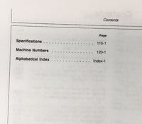 Operators Manual For John Deere 290D Excavator Owners Maintenance Printed Book