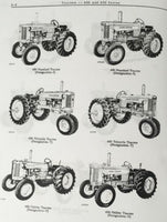 Service Parts Operators Manual Set For John Deere 420 Row-Crop Tractor 100001-