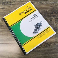 Operators Manual For John Deere 4400 Combine Owners Book Maintenance 9501-101300