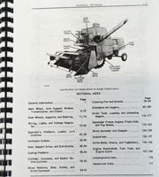 Parts Manual For John Deere 40 Series Self Propelled Combine Catalog Assembly JD