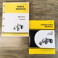 Parts Operators Manual Set Catalog John Deere 400 Jd400 Wheel Tractor Loader JD