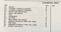 Parts Manual For John Deere 650 Hydraulic Controlled Scraper Catalog Assembly JD