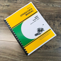 Operators Manual For John Deere 4400 Combine Owners Book 300001-350000